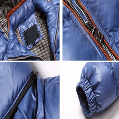 DIMUSI Winter Men Padded Jacket Fashion Cotton Thermal Thick Parkas