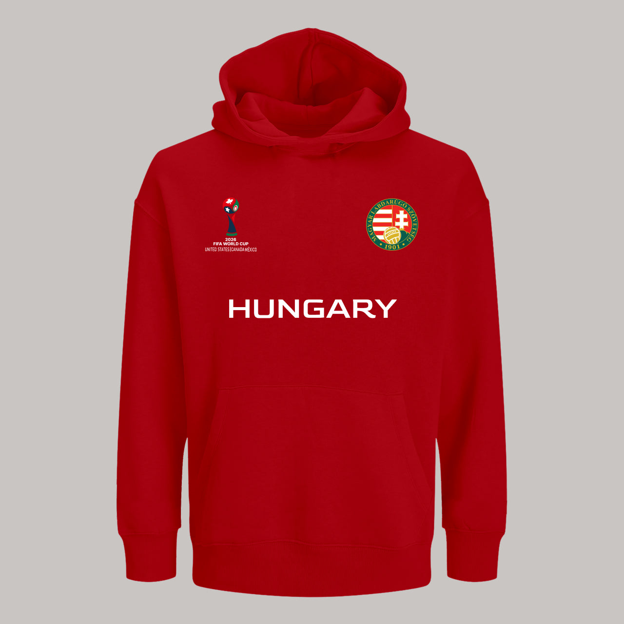Hungary Soccer Team Fan Hoodie – 2026 World Cup Football Sweatshirt