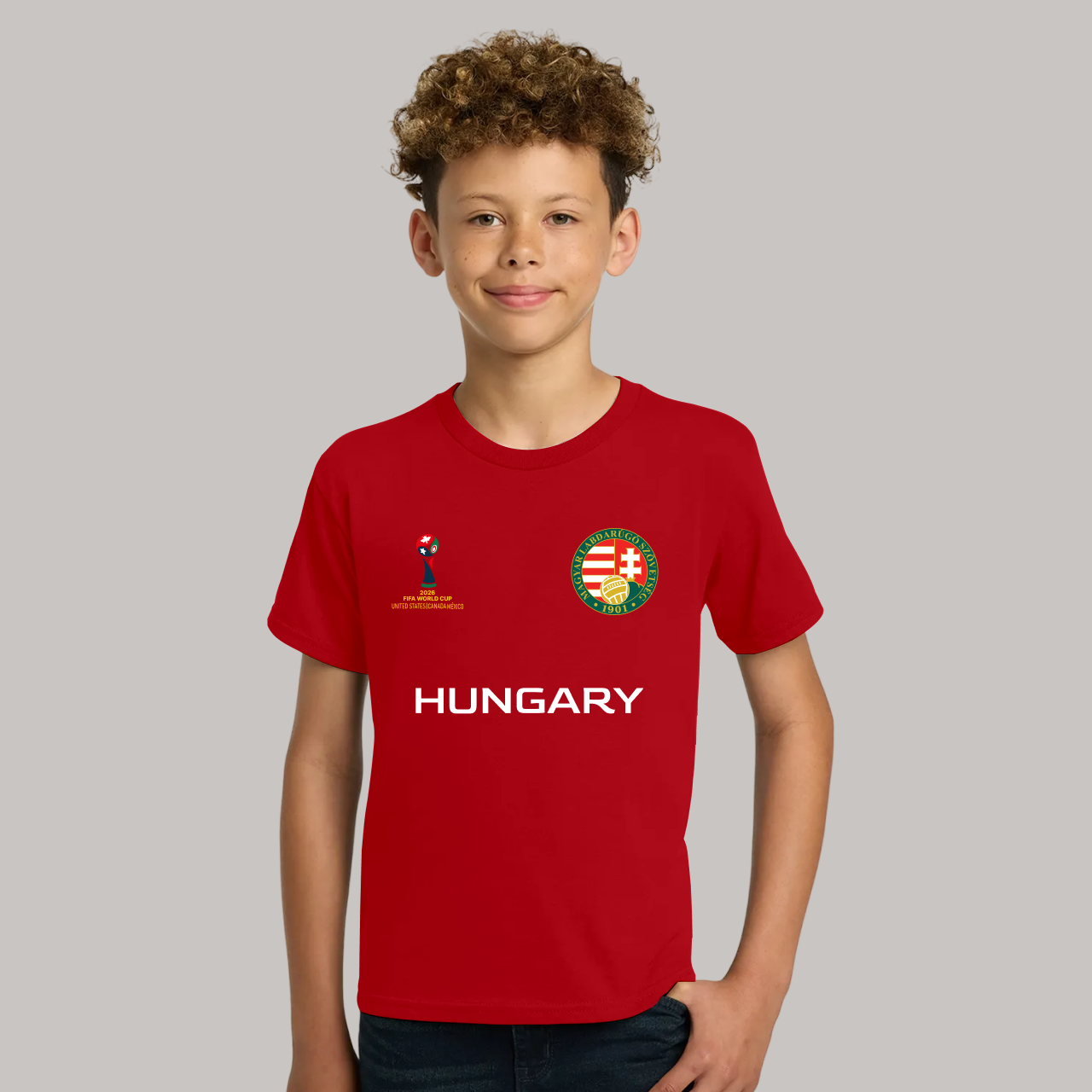 Hungry Soccer Team Fan T-Shirt For Boys/Youth – 2026 Football World Cup TShirt