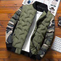 Mens Winter Jackets Coats Outerwear Clothing Camouflage Bomber Jacket