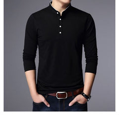 Men's Long Sleeve Polo Shirts | Long Sleeve Polo Shirts Men | Slim Fit