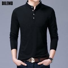 Men's Long Sleeve Polo Shirts | Long Sleeve Polo Shirts Men | Slim Fit