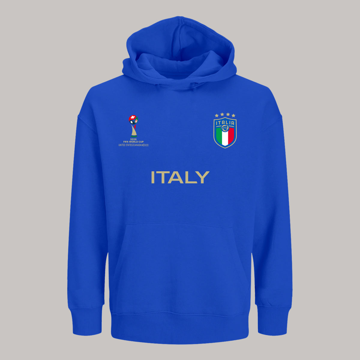 Italy Soccer Team Fan Hoodie – 2026 World Cup Football Sweatshirt