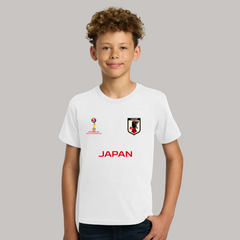 Japan Soccer Team Fan T-Shirt For Boys/Youth – 2026 Football World Cup TShirt