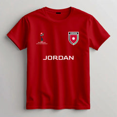 Jordan Football Team Fan T-Shirt – 2026 Football World Cup TShirt