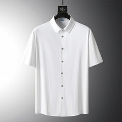 Large Size Mens Silk Shirt | Silk Shirt Mens Oversize | Loose Silk