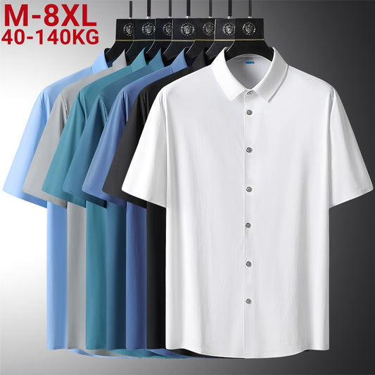 Large Size Mens Silk Shirt | Silk Shirt Mens Oversize | Loose Silk