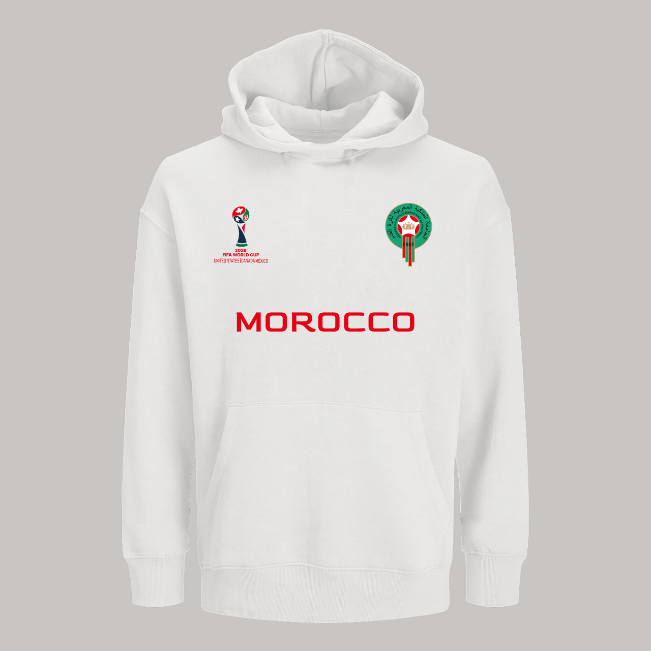 Morocco Soccer Team Fan Hoodie – 2026 World Cup Football Sweatshirt