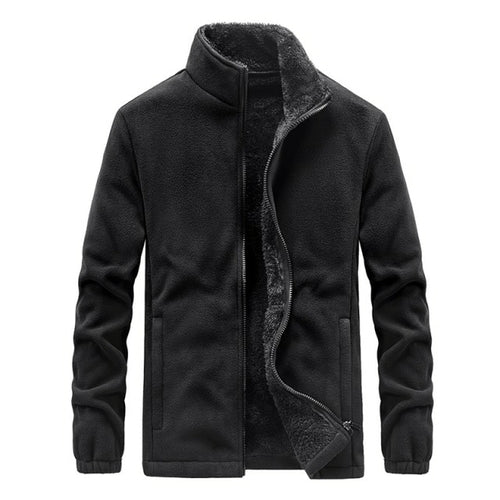 Men 2021 New Winter Fleece Jacket Parka Coat Men Spring Casual