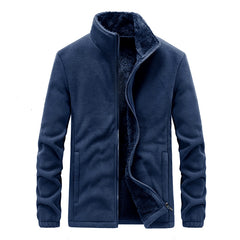 Men 2021 New Winter Fleece Jacket Parka Coat Men Spring Casual