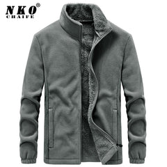 Men 2021 New Winter Fleece Jacket Parka Coat Men Spring Casual