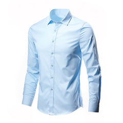 Men's White Shirt Long-sleeved Non-iron Business Professional Work