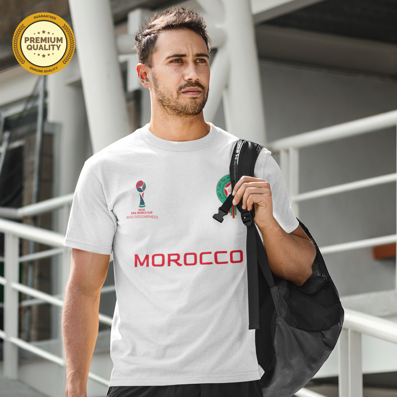 Morocco Football Team Fan T-Shirt – 2026 Football World Cup TShirt