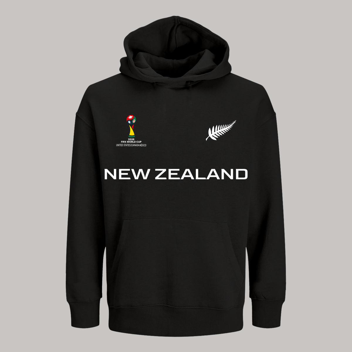New Zealand Soccer Team Fan Hoodie – 2026 World Cup Football Sweatshirt
