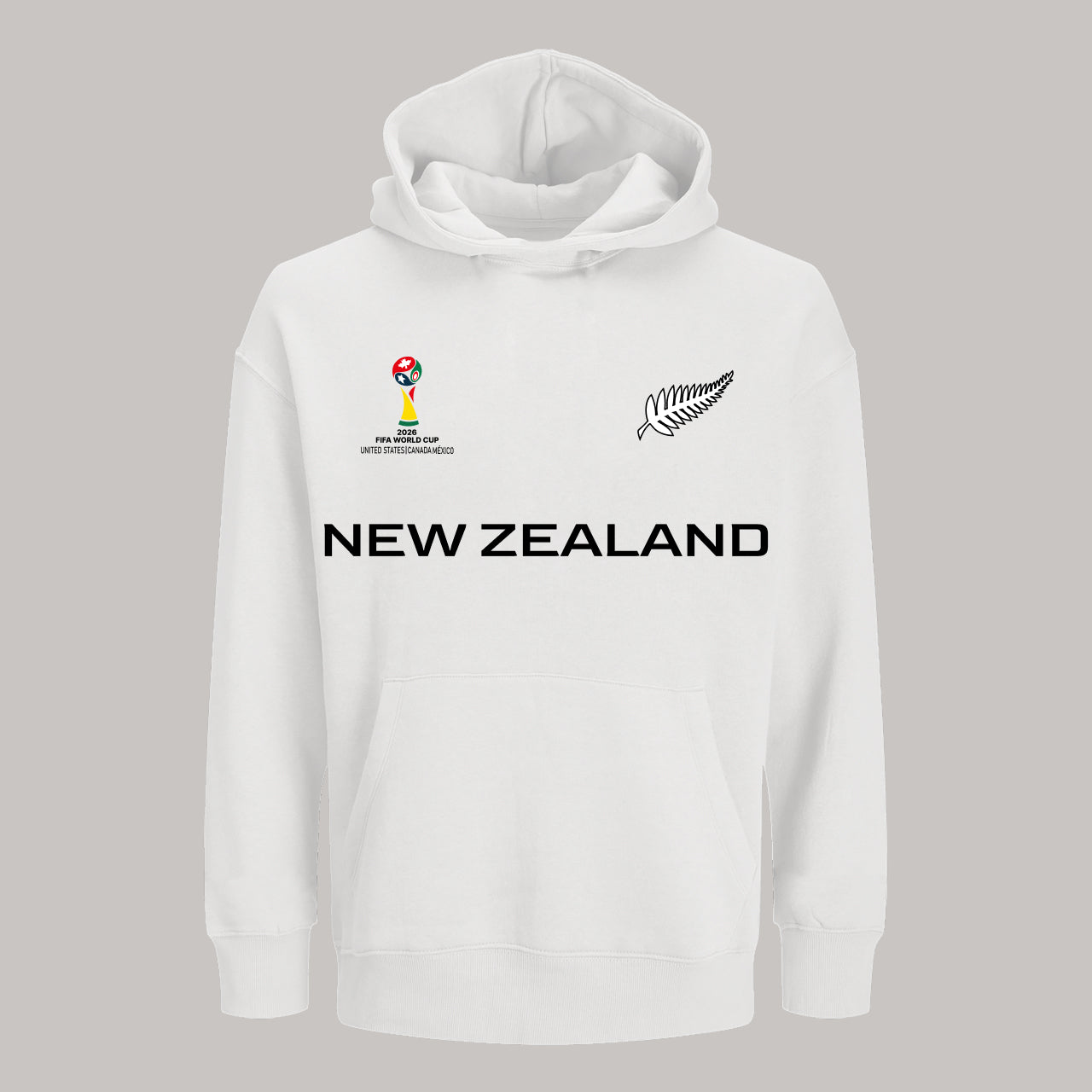 New Zealand Soccer Team Fan Hoodie – 2026 World Cup Football Sweatshirt