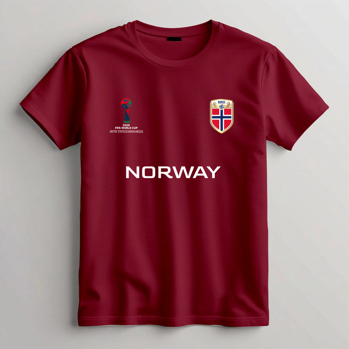 Norway Football Team Fan T-Shirt – 2026 Football World Cup TShirt