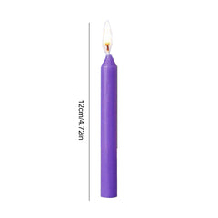 New 100PCS Unscented Taper Colorful Birthday Candles Smokeless For