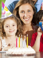 New 100PCS Unscented Taper Colorful Birthday Candles Smokeless For