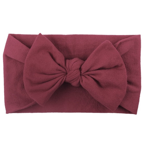 Newborn Baby Headband Headwear Turban Knotted Bow