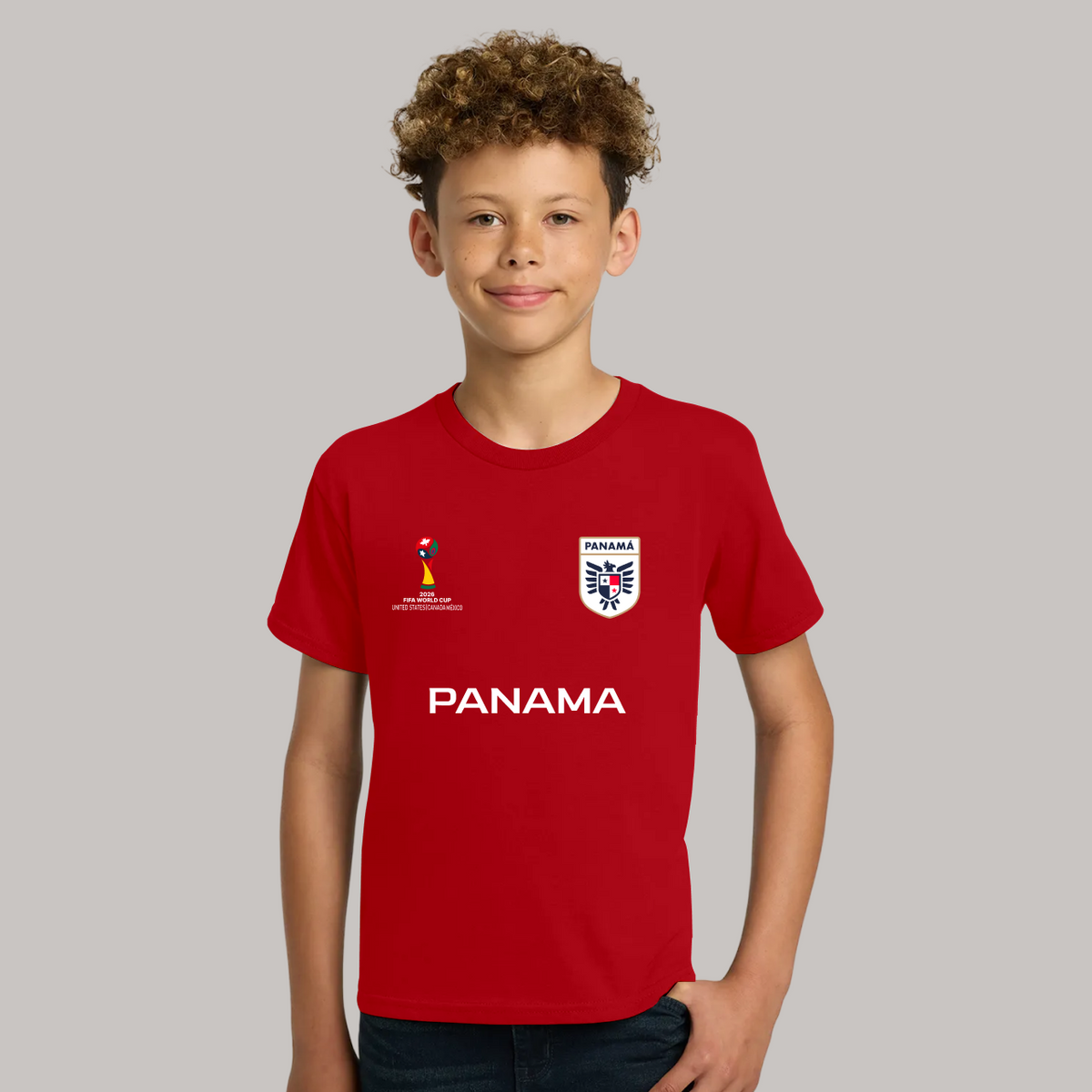 Panama Soccer Team Fan T-Shirt For Boys/Youth – 2026 Football World Cup TShirt