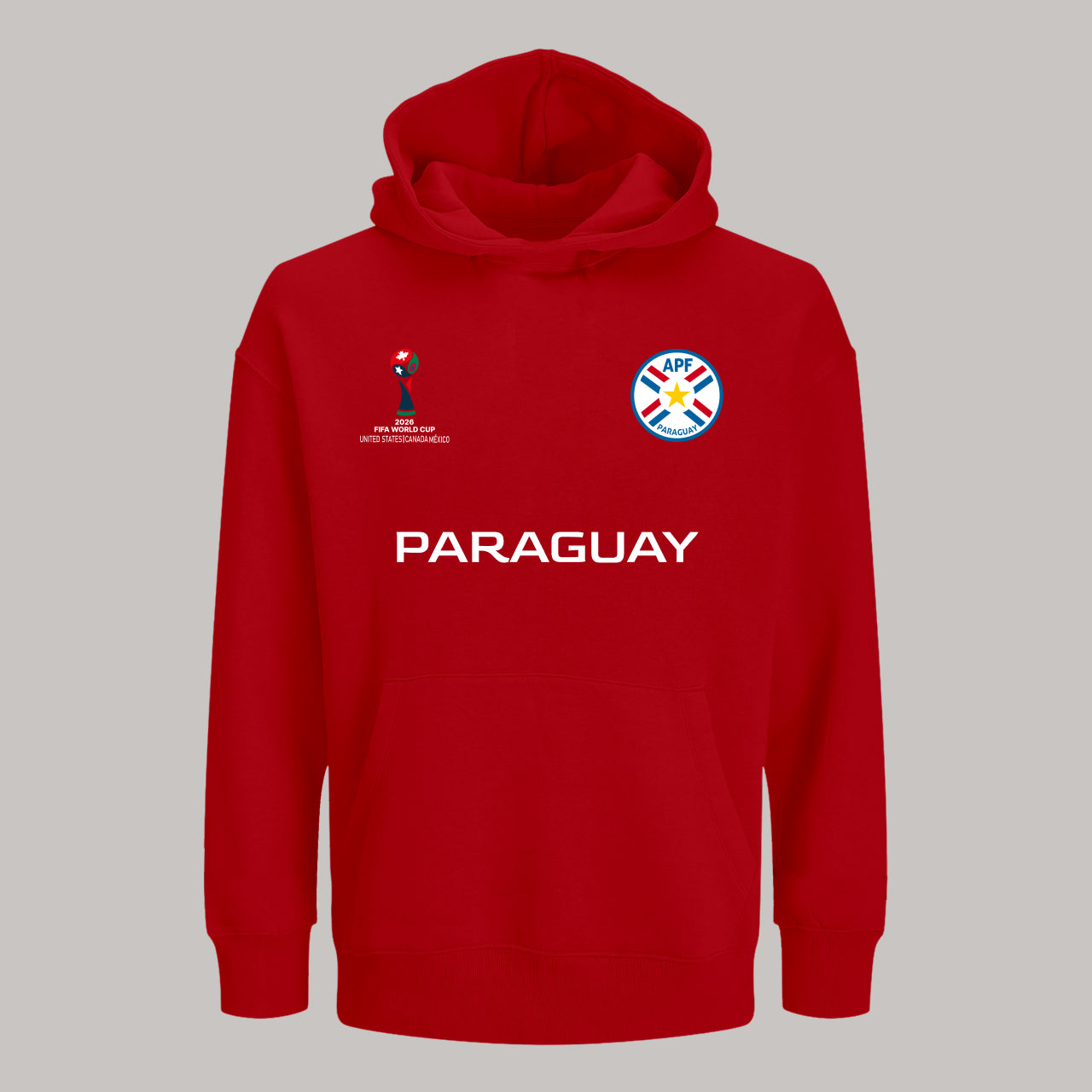 Paraguay Soccer Team Fan Hoodie – 2026 World Cup Football Sweatshirt