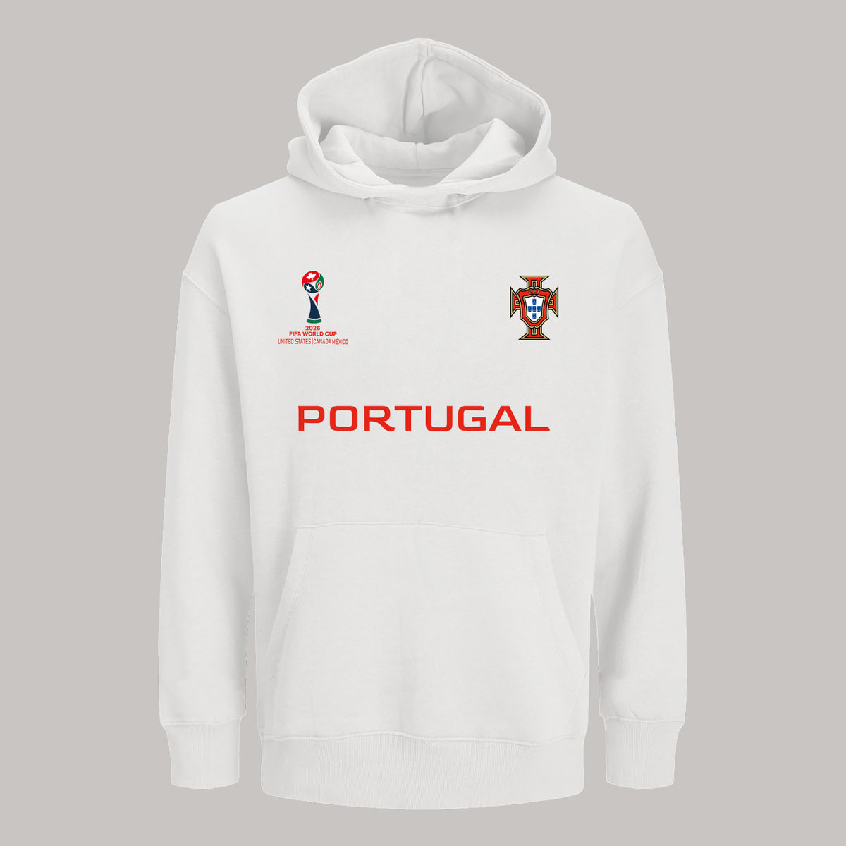 Portugal Soccer Team Fan Hoodie – 2026 World Cup Football Sweatshirt