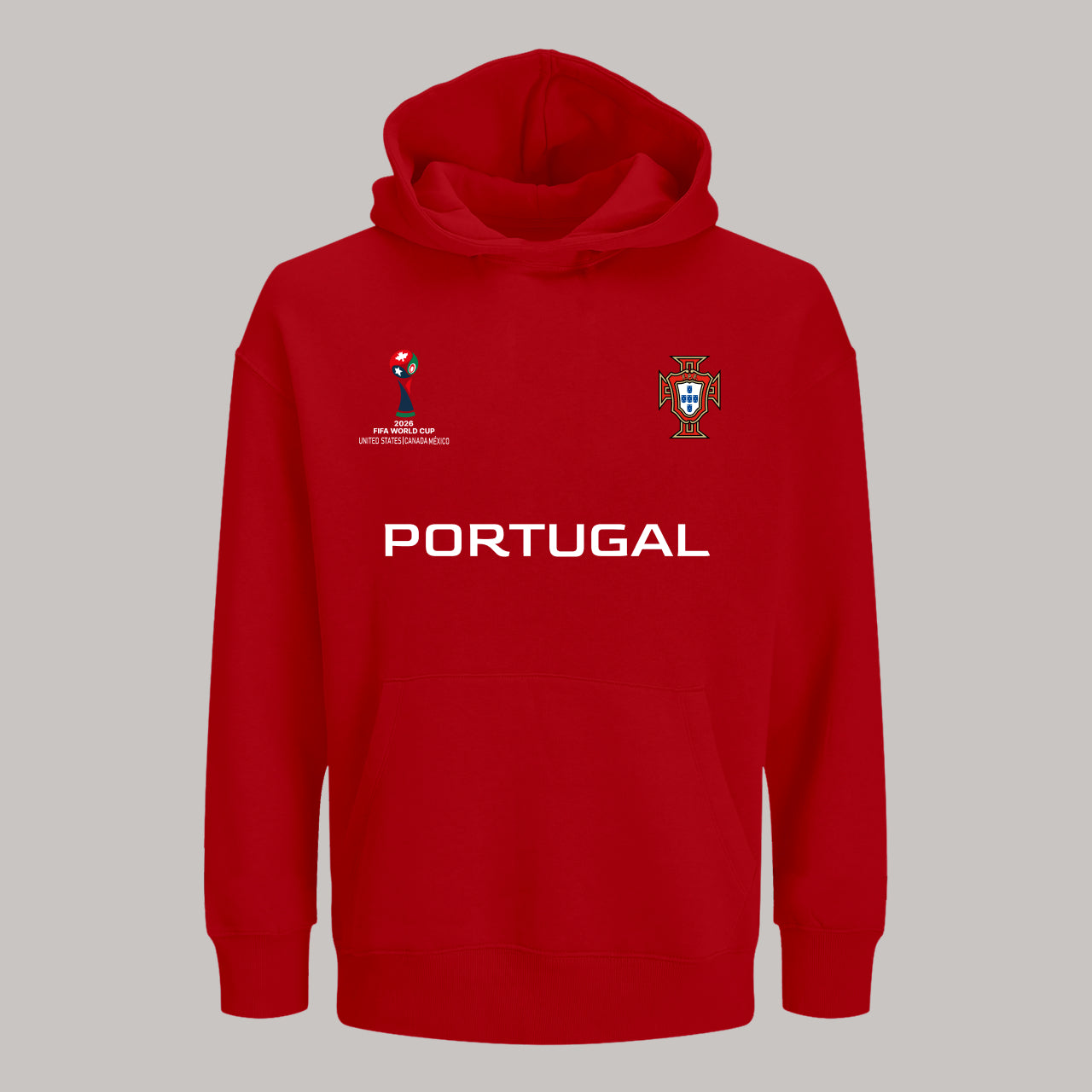 Portugal Soccer Team Fan Hoodie – 2026 World Cup Football Sweatshirt