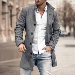 Popular Coat 2022 European and American Winter New Wool Windbreaker