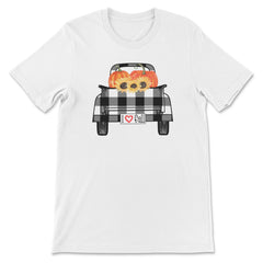 I Love Fall Plaid Truck Tee