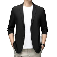 Anti-Wrinkle Ultra Thin Ice Silk Suit Jacket Summer men blazer