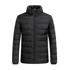 Men's White Duck Down Jacket Warm Thick Windproof Puffer Jacket Winter