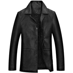 Soft Leather Jackets Men Leather Jacket Thick Moto Coats Casaco