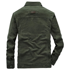 Men's Lightweight Cotton Military Jackets Spring Autumn Casual