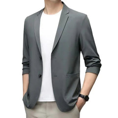 Men Lightweight Suit Coat Men's Formal Summer Suit Coat with Lapel