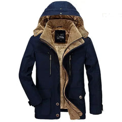 Winter Mens Long Down Jacket Good Quality Hooded Thicked Warm Parkas