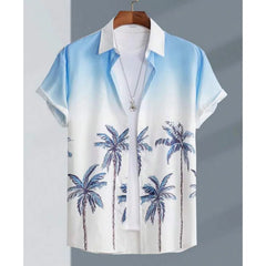 2023 Summer Animal Crane Men Hawaiian Shirt 3d Plant Shirt For Men