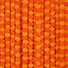 5-50pcs Marigold Flower Garland For Decoration Artificial Flowers 5