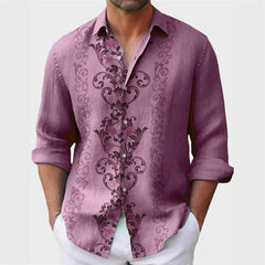 6 -color men's shirt printed men's shirt explosion model spring and