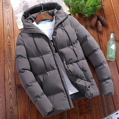 Fashion Parkas Men Winter Overcoat Men's Casual Jacket Warm Hooded