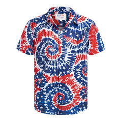 America Hawaiian Flag Men Fashion Shirts For Man weed Clothing 3D