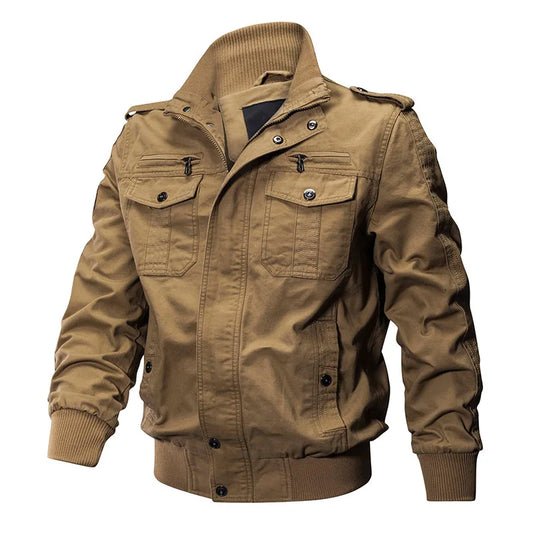 Big Size 6XL Army Cargo Jackets Men Spring Autumn Military