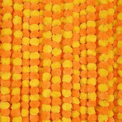 5-50pcs Marigold Flower Garland For Decoration Artificial Flowers 5