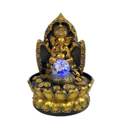 Lucky Ganesha Statue Hindu God of Success Resin India Idol