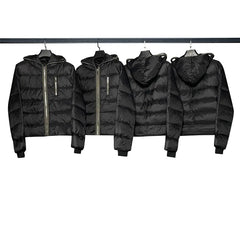 Firmranch New Black RO Style Shark Head Hooded Puffer Jackets For Men