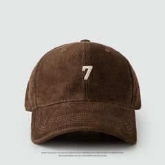 Winter 60-65 cm Large Size Corduroy Baseball Cap For Men Women Autumn