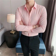 10 Color Summer New Mens Short-sleeved Shirt Cotton Casual Business