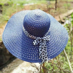 Korean Version of Beach Hat Women Summer Hats Wide Brim Straw Hollowed