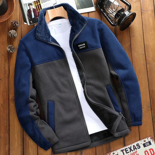 Fashion Polar Fleece Jackets Men Thermal Fleece Military Tactical Coat