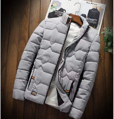 New Winter Warm Coats Jacket Long Sleeve Cotton-padded Jacket Zipper