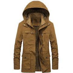 New Military Thick Warm Man Jacket Winter Parkas Casual Cotton Padded